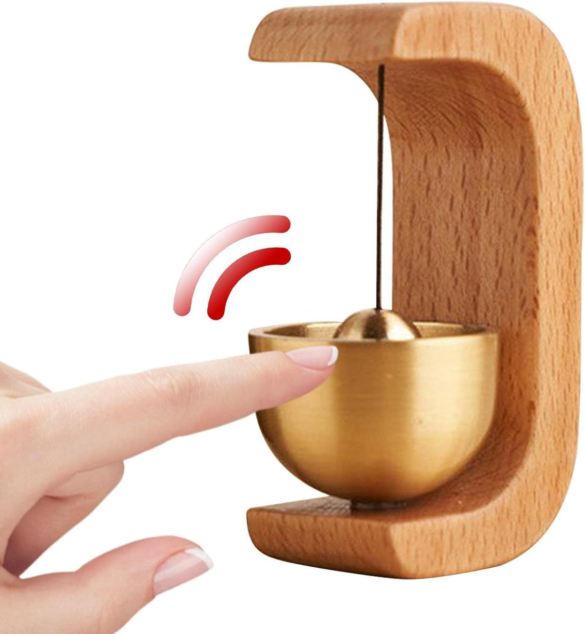 Magnetic Wooden Bell for Door Opening
