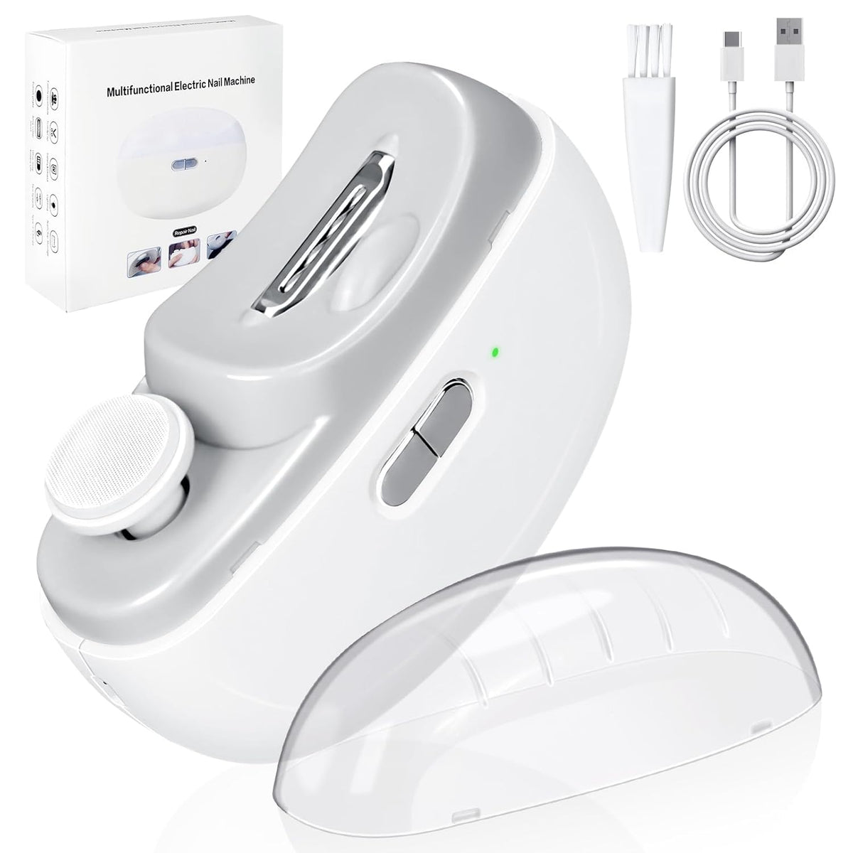 2-in-1 Electric Nail Clipper & Baby Nail Trimmer