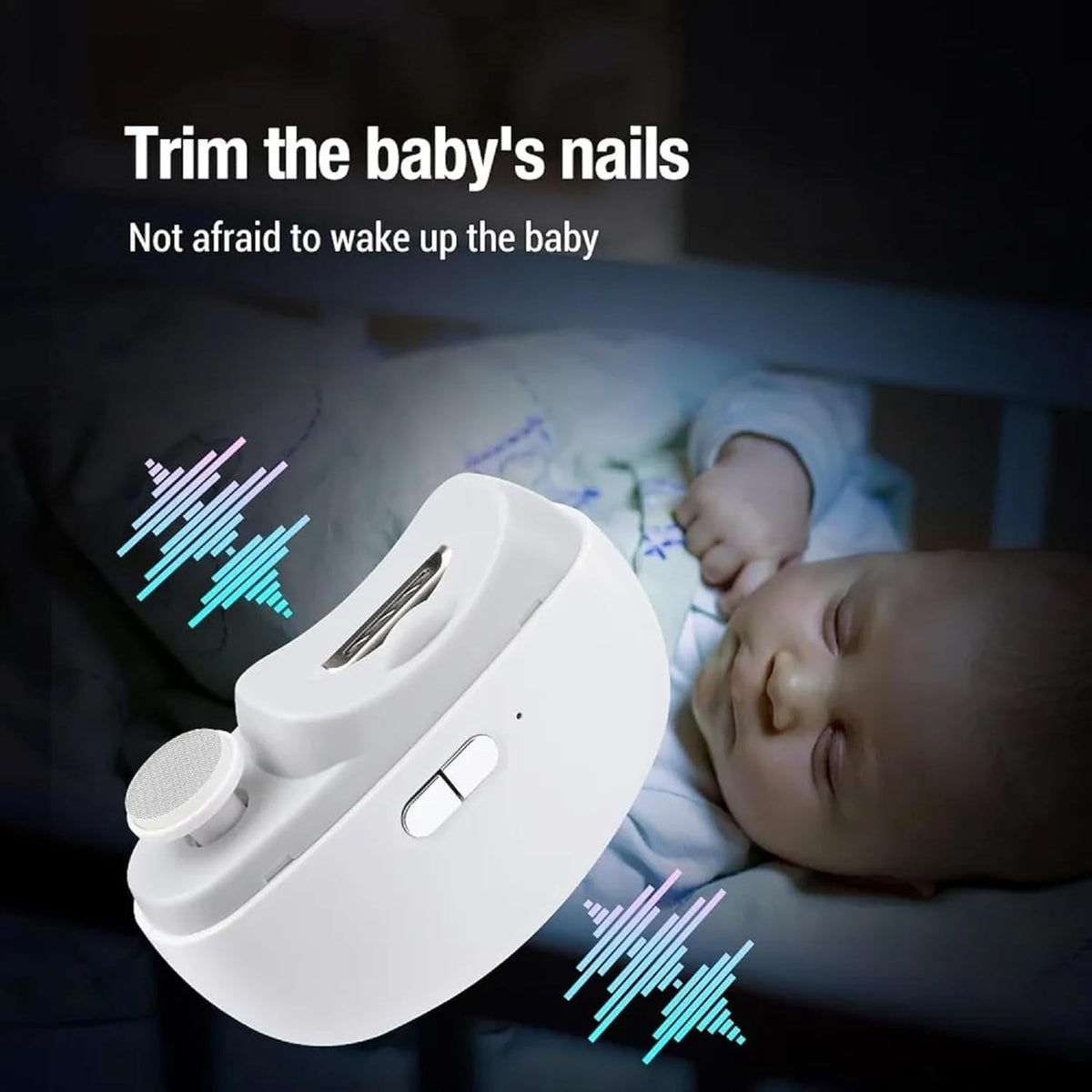 2-in-1 Electric Nail Clipper & Baby Nail Trimmer