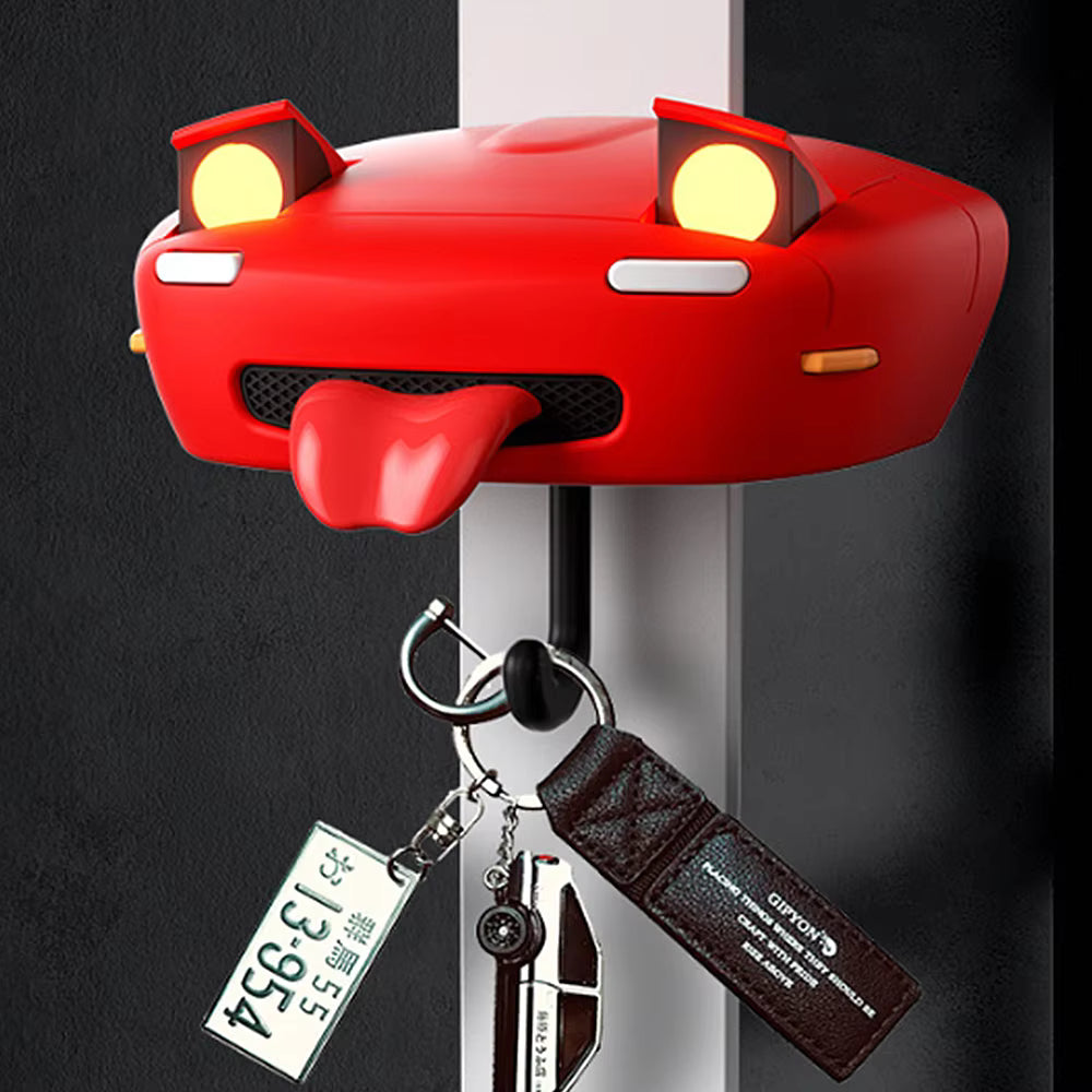 Headlite: Car Bumper Keychain Holder with LED Headlight & Blinkers