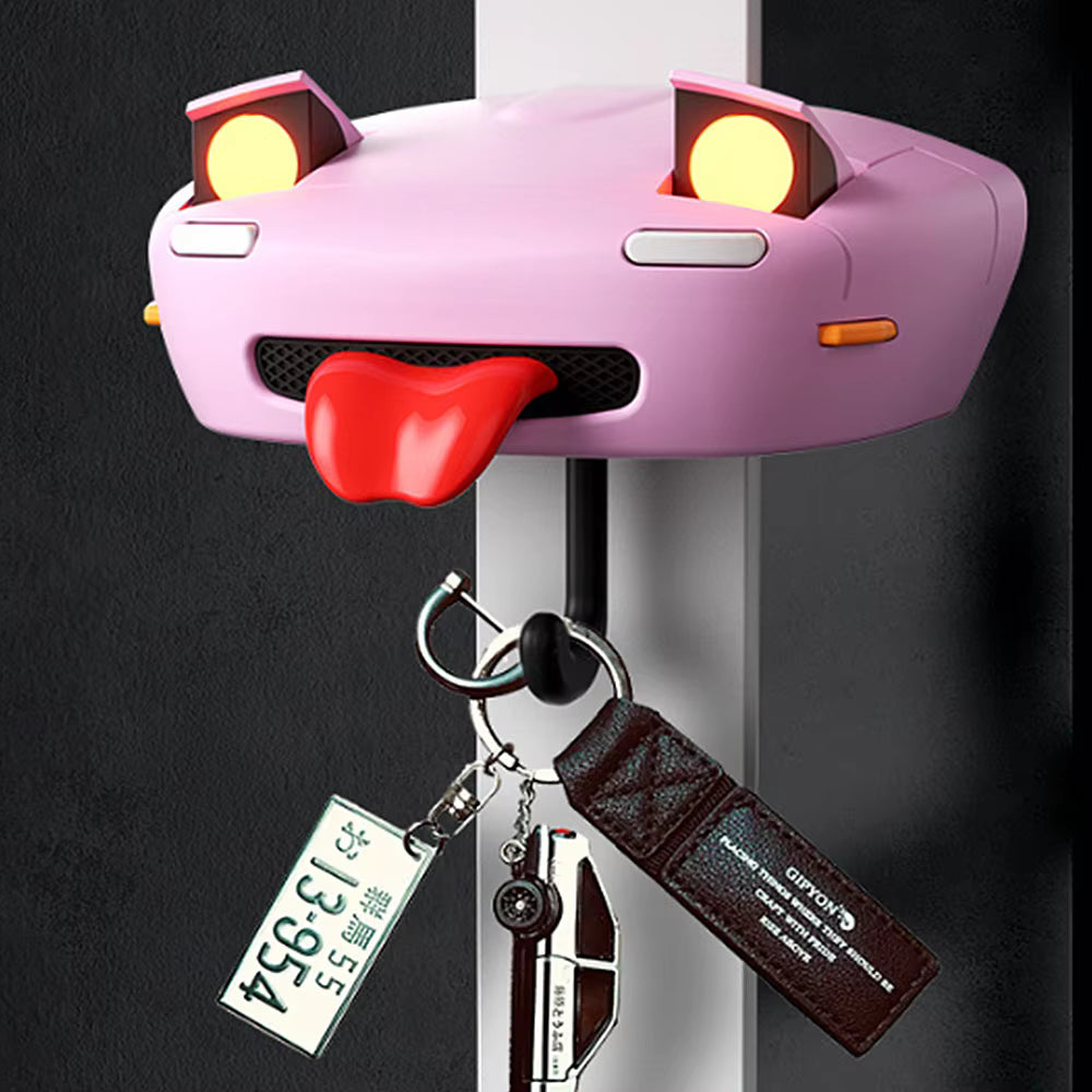 Headlite: Car Bumper Keychain Holder with LED Headlight & Blinkers