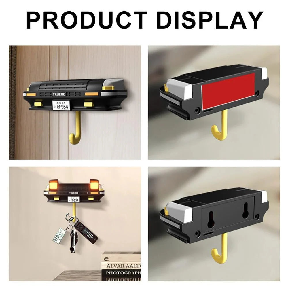Headlite: Car Bumper Keychain Holder with LED Headlight & Blinkers