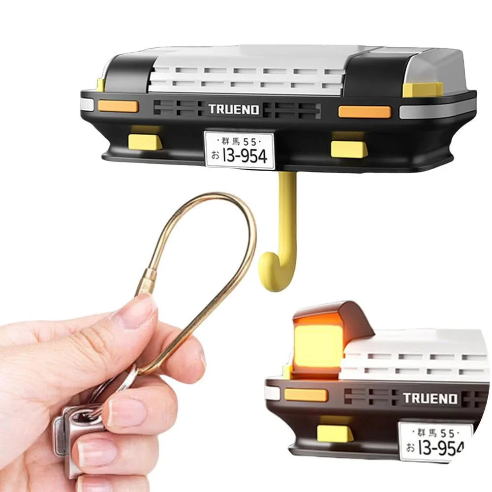 Headlite: Car Bumper Keychain Holder with LED Headlight & Blinkers