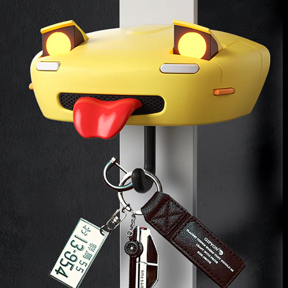 Headlite: Car Bumper Keychain Holder with LED Headlight & Blinkers