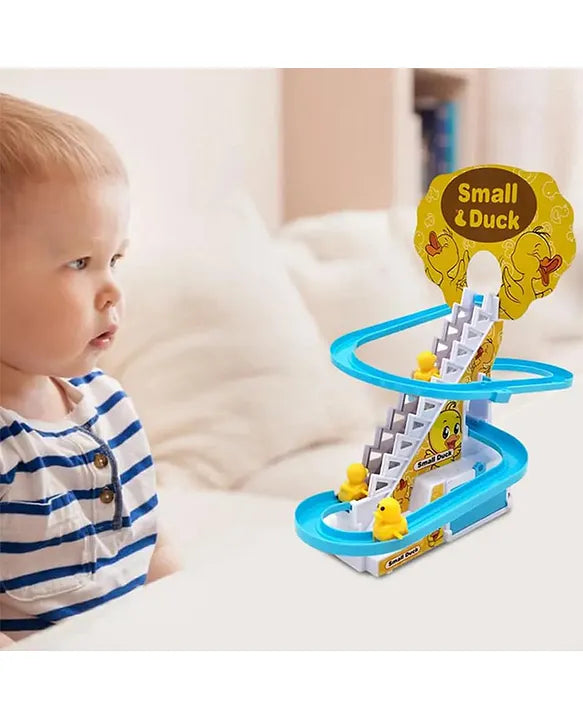 Musical Duck Climbing Toy with Lights