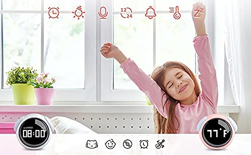 Smart Kids Alarm Clock with Cute Expressions
