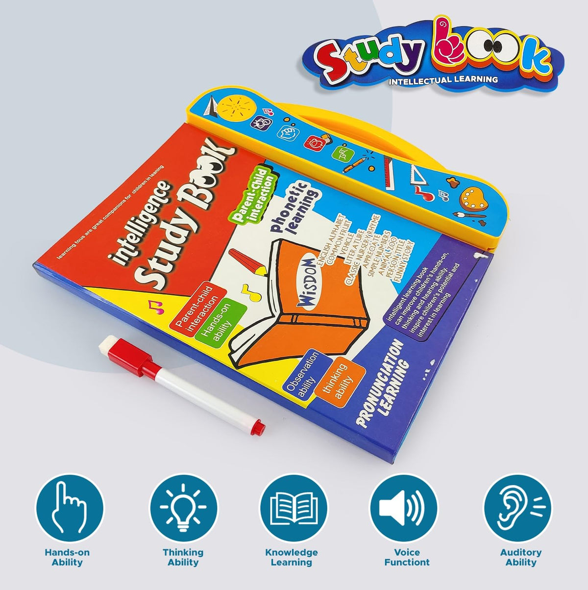 Study Look® Interactive Talking Learning Book for Kids