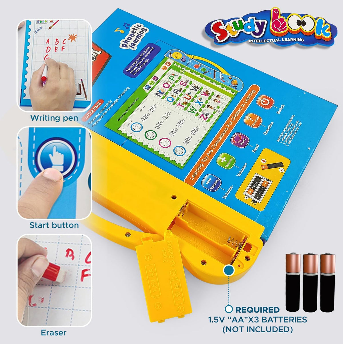 Study Look® Interactive Talking Learning Book for Kids