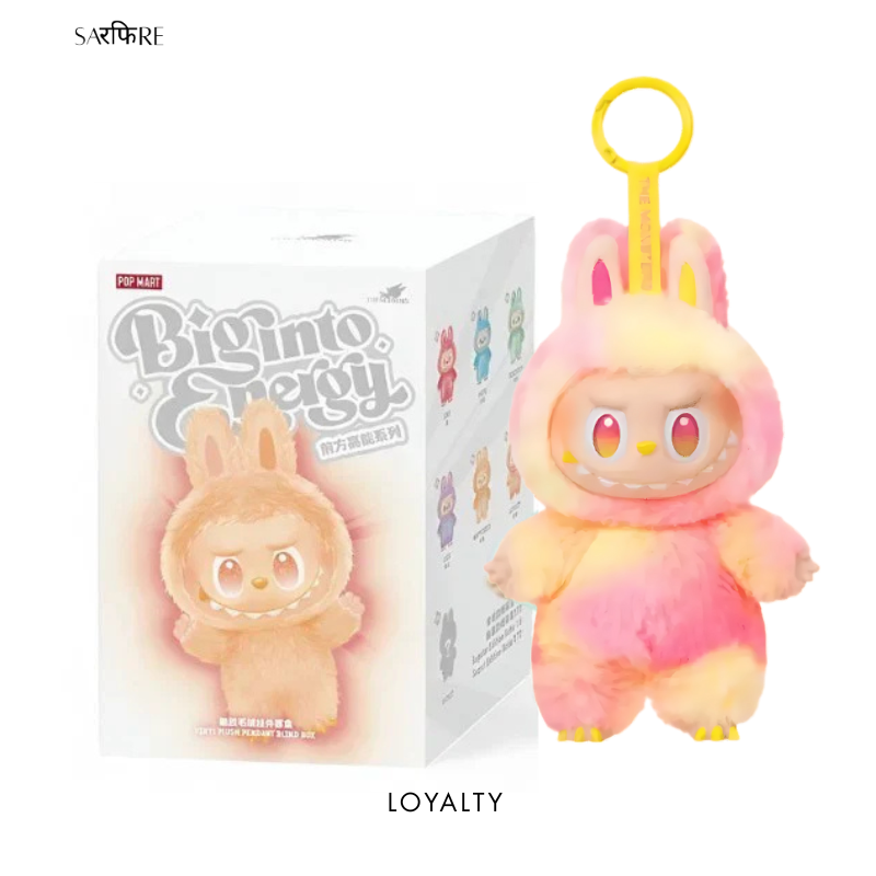 LABUBU Plush Pack of 3 (Random) – Pop Mart Big Into Energy Series | Cute Collectible Plush Toys